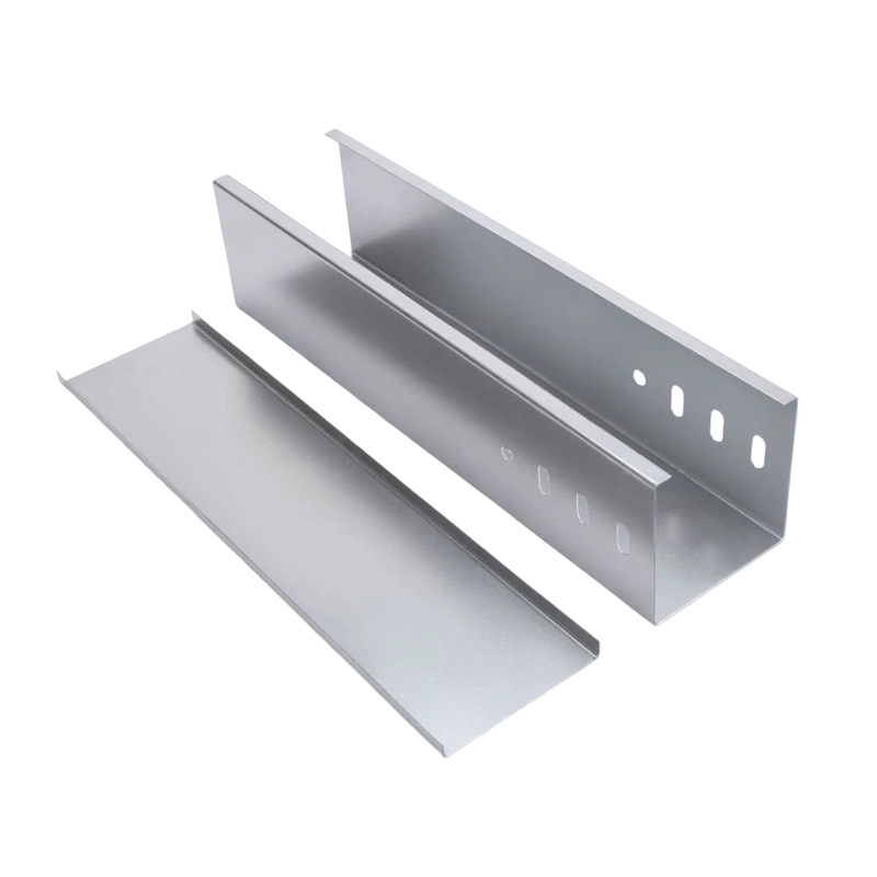 Galvanized self-locking bridge cable tray creates a sturdy and durable electrical system