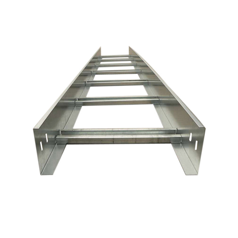 What is the significance of using 201 stainless steel ladder bridge in photovoltaic power generation system?